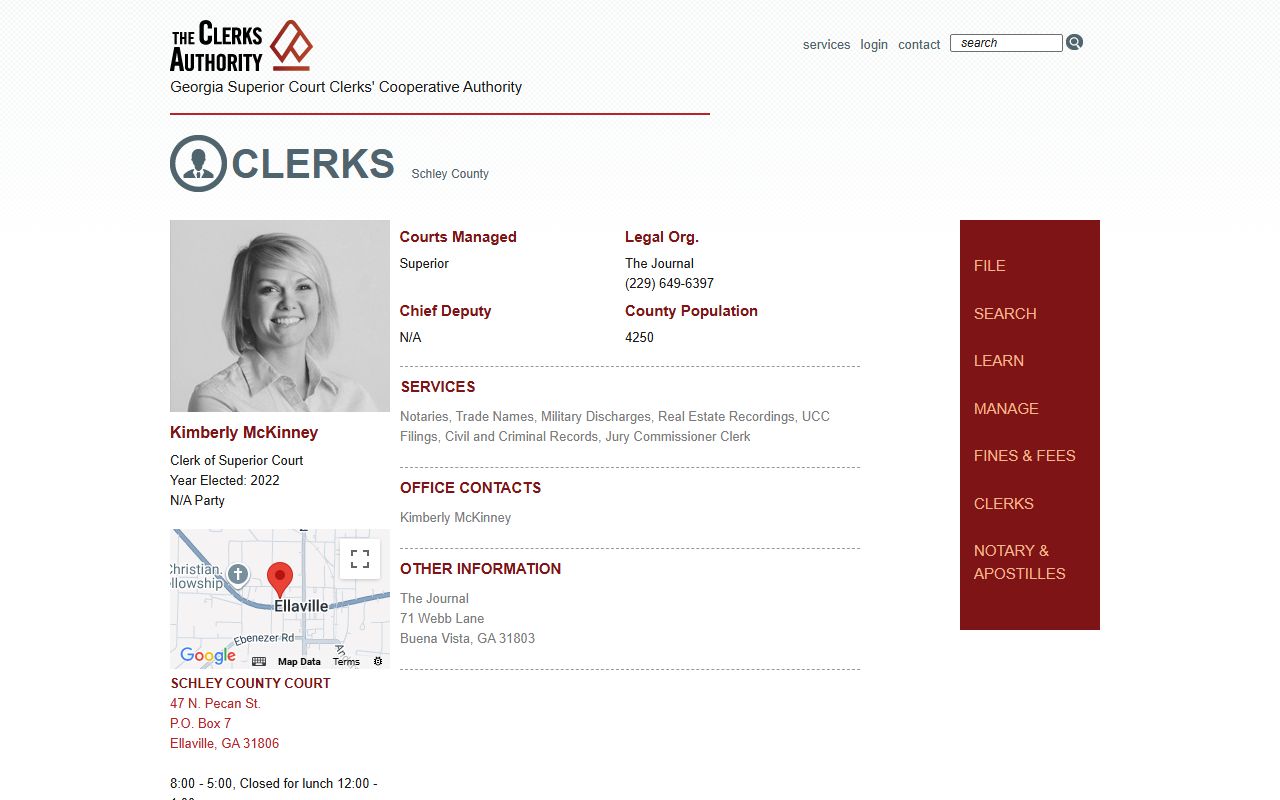 Rockdale County GSCCCA clerk profile for civil court records online access